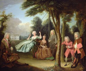 ティルコンネル子爵とその家族c.1725-6 作： Philippe Mercier